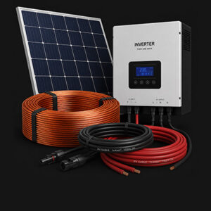 Kawat tembaga untuk solar panel dan inverter sistem tenaga surya